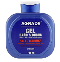 AGRADO Żel pod prysznic i kąpieli Sól morska 750ml