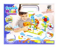 Kreatywny zestaw edukacyjny do skręcania w pudełku z narzędziami