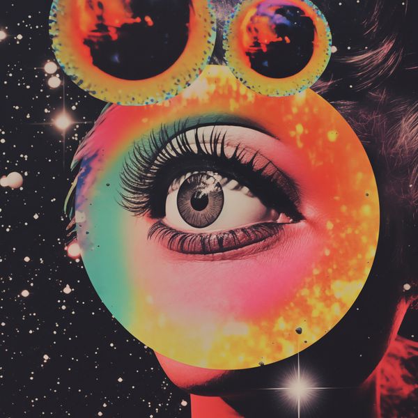 Plakat 80x80cm Oko w Kosmosie zdjęcie 1