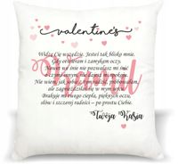 foto PODUSZKA PREZENT na Walentynki z imieniem