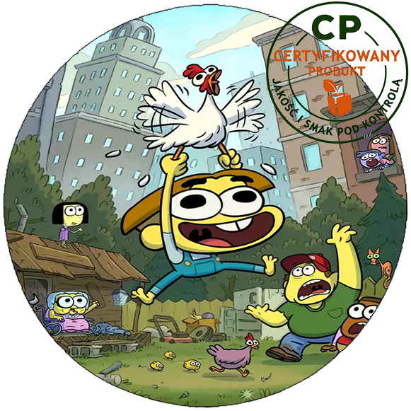 Opłatek na tort Greenowie zdjęcie 1