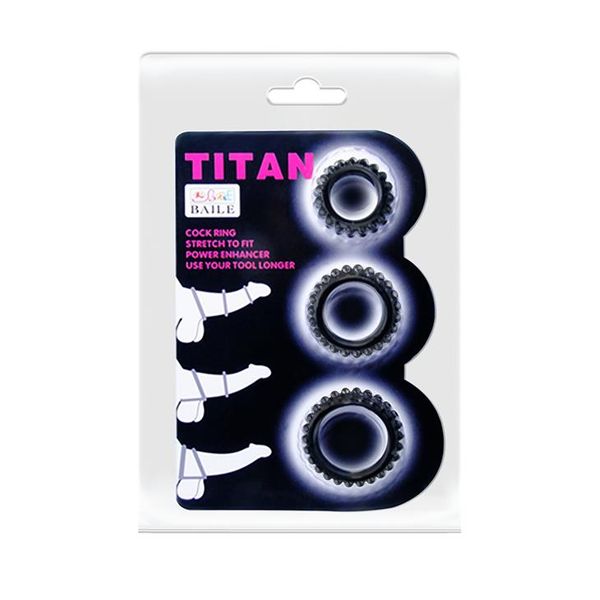 BAILE -TITAN  three ring set zdjęcie 7