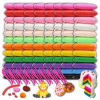 120 el. PLASTELINA MAGICZNA POLIMEROWA SENSO PIANKOLINA PIANKOWA CIASTOLINA