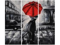 90CM 80 OBRAZ 3 ELEM ZAKOCHANI ŚCIENNY