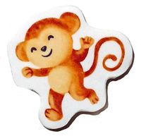 Małpa na tort topper toper zwierzątka safari