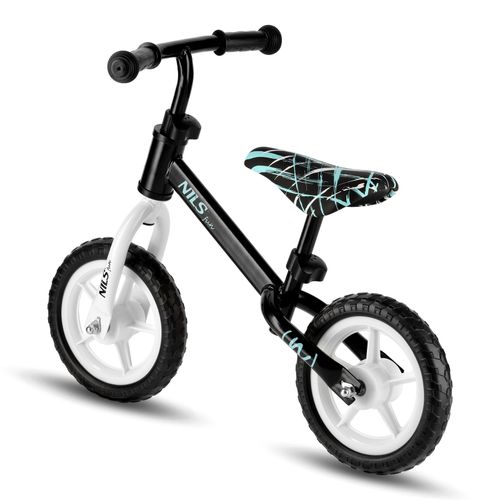 Rowerek biegowy czarny koła 10" RB134 Nils Fun na Arena.pl