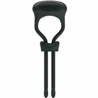 pretty love curitis - wibrujący pierścień silikonowy, regulowany, czarny