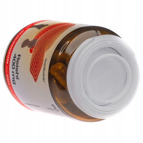 Grzyb Reishi Lakownica żółtawa 400 mg Odporność Krążenie Relaks Adaptogen na Arena.pl