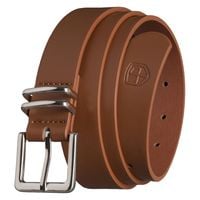 uniwersalny pasek damski ze skóry ekologicznej w brązowym kolorze