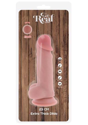 Deluxe Dual Density Thick Dildo Tpe 23 Cm na Arena.pl