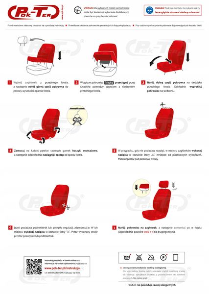 Pokrowce 2+1 do Citroen Jumper (1994-2006r) BUS zdjęcie 5