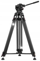 STATYW VIDEO Fotopro DV-2 PROFESJONALNY WYSOKI 180CM PŁYTKA MONTAŻOWA