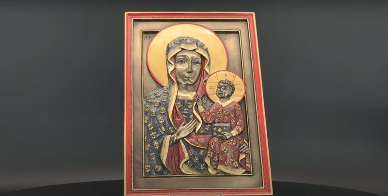 OBRAZ - IKONA MATKA BOSKA CZĘSTOCHOWSKA - VERONESE (WU76612A4) zdjęcie 6