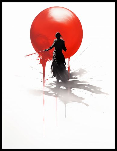 Plakat 50x65cm Samotny Samuraj na Arena.pl