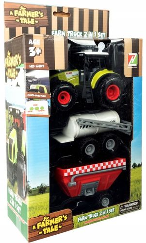 Ciągnik Traktor Maszyny rolnicze Zestaw Farmera na Arena.pl