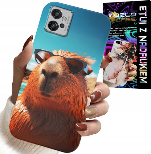 ETUI DO MOTOROLA G32 - SŁODKA KAPIBARA, CAPIBARA CASE + FOLIA na Arena.pl