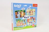 PUZZLE 4w1 Bluey i jego wiat 34637