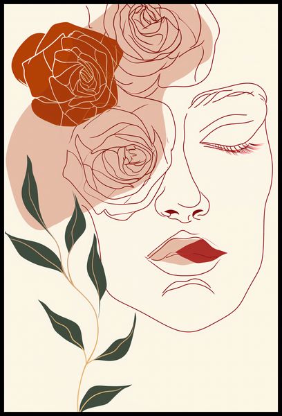 Plakat 68x101cm Beż i Twarz zdjęcie 2