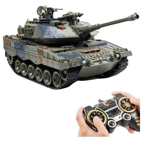 Duży Dymiący CZOŁG zdalnie sterowany na kulki 2.4GHz 1:18 LEOPARD 2 na Arena.pl
