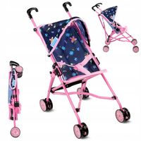 KINDERPLAY WÓZEK DLA LALEK SPACERÓWKA LEKKI SKŁADANY PARASOLKA SPACEROWY