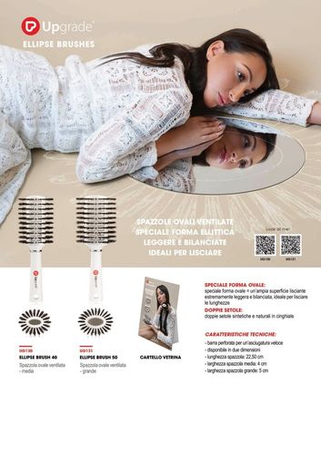 UPGRADE , SZCZOTKA do włosów ,OWALNA ,  ułatwiająca modelowanie ,sr  40 MM na Arena.pl