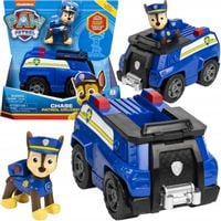 PSI PATROL FIGURKA CHASE POJAZD POLICJA RADIOWÓZ DLA DZIECKA ZESTAW PREZENT