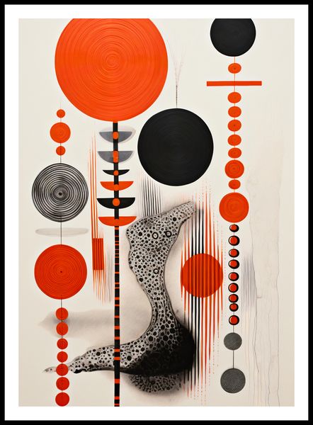 Plakat 64x90cm Kontrastowy Kosmos zdjęcie 3