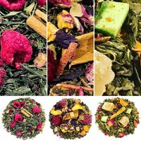 Zestaw herbat zielonych. Zimowe smaki. Mix 3 x 100g