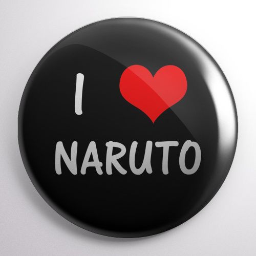 Przypinka I ♥ Naruto na Arena.pl