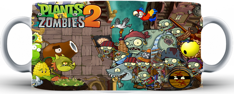Kubek ceramiczny Plants vs Zombie zdjęcie 2