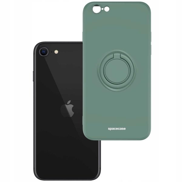 Spacecase Silicone Ring Iphone 7/8/Se Dark Green zdjęcie 2