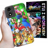 ETUI CASE DO MOTOROLA MOTO E14 - SUPER MARIO BROS BAJKI WZORY WYBÓR