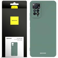 Spacecase Silicone Case Redmi Note 11 Pro 5G Dark Green