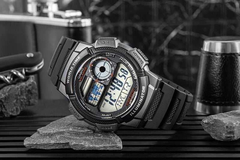 zegarek męski casio ae-1000w-1bvdf + box zdjęcie 7