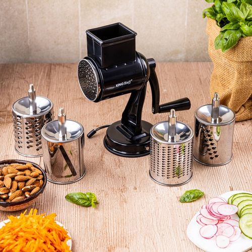 maszynka tarka bębnowa do tarcia owarzyw orzechów sera kinghoff kh-1951 na Arena.pl