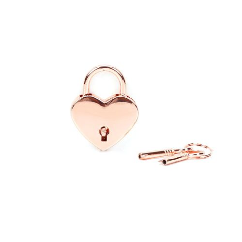 kłódka rose gold heart shape padlock (2pcs a set) liebe seele na Arena.pl