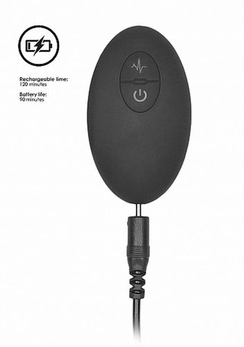 Remote Controlled E-Stim & Vibrating G/P-Spot Vibrator - Black na Arena.pl