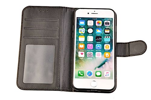 Etui portfel Cartera Book do Apple iPhone 7 / 8 / SE 2020 czarny na Arena.pl