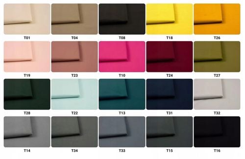 Wersalka niebieska uszak SOFA z funkcją spania welur GAJA na Arena.pl