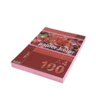 PAPIER KSERO A4 160G 100 SZT KRESKA RÓŻOWA