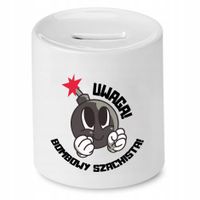 Dla Szachisty Skarbonka Uwaga Bombowy Szachista Z Nadrukiem Ze Zdjęciem