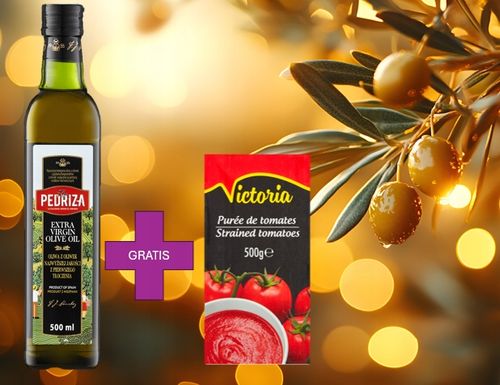La Pedriza Oliwa Extra Virgin 500ml GRATIS Passata pomidorowa 500g na Arena.pl