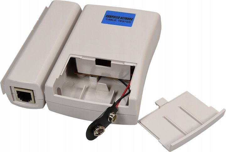 TESTER OKABLOWANIA LAN DO KABLI PRZEWODÓW SIECIOWYCH LED RJ45 RJ11RJ12 zdjęcie 3