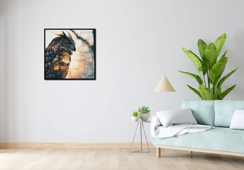 Plakat 70x70cm Sowi Duch zdjęcie 4