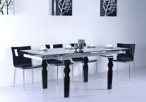 STÓŁ SZKLANY VENDOME BLACK 140/200 na Arena.pl