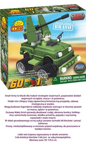 SMALL ARMY 2111 KLOCKI WOJSKOWY SAMOCHOD BRAVO na Arena.pl