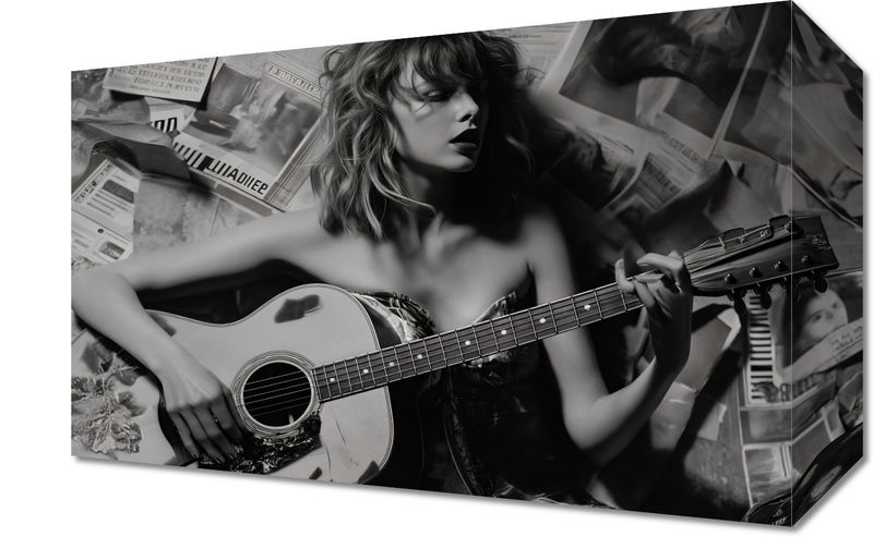 Obraz 30x20cm Młoda Gitarzystka zdjęcie 1