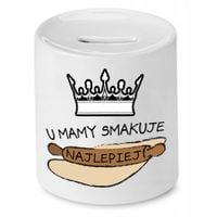 Skarbonka Dla Mamy Matki U Mamy Smakuje Prezent Z Nadrukiem Ze Zdjęciem