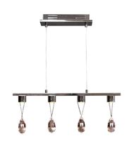 Prisma zwis 4x3W LED chrom