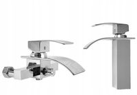 ZESTAW BATERIA WANNOWA UMYWALKOWA WODOSPAD KASKADA